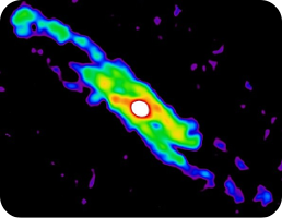 NGC 253 at 850um reduced by CRUSH
