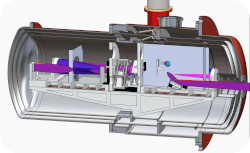 CAD drawing of HIRMES